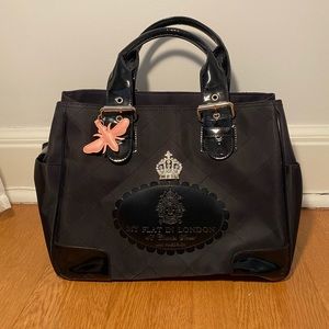 My Flat in London Tote with Bejeweled Crown